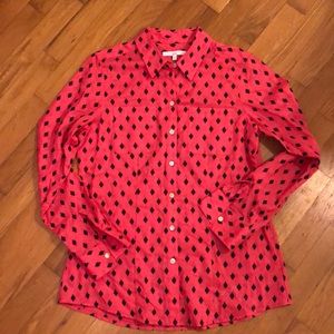 FOXCROFT BLOUSE WRINKLE FREE FITTED 6